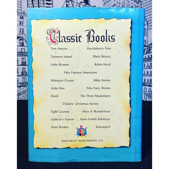 VTG 1940 HC Gulliver's Travels by Johnathan Swift Whitman Publishing Co W/ DJ - Picture 3 of 16